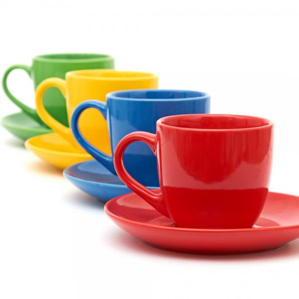 カラフルカップ&ソーサー