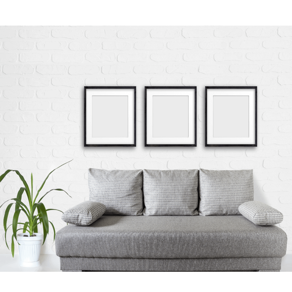 3人掛けシンプルソファ