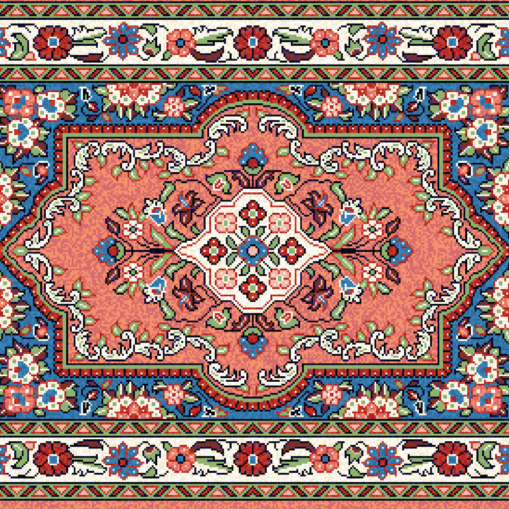 ラグ LL ウィルトン織